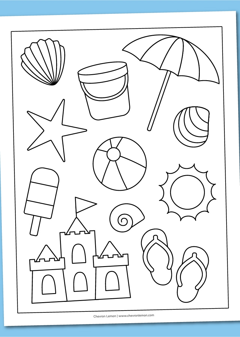 Free Printable Beach Pictures
