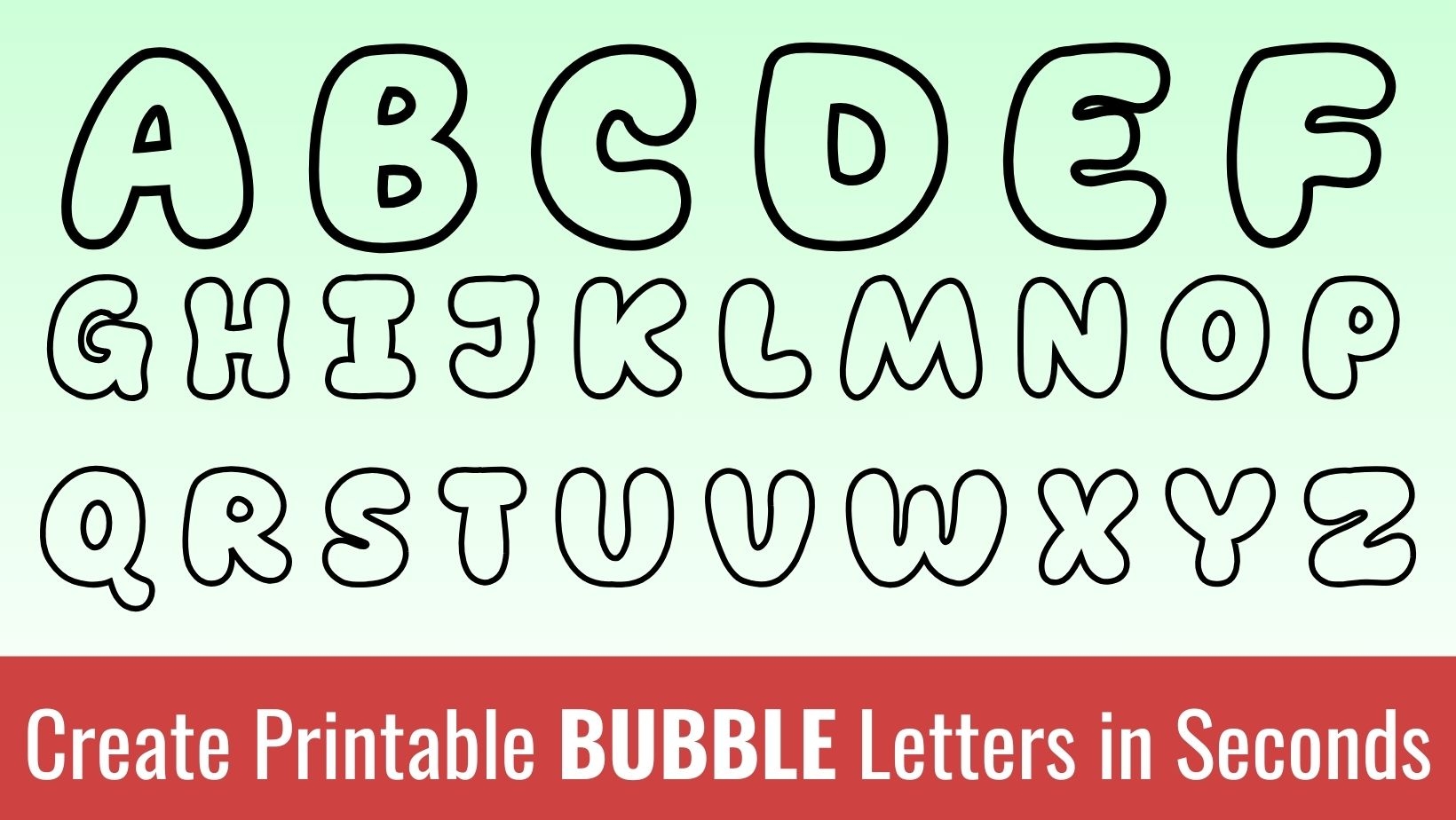 Free Printable Alphabet Fonts
