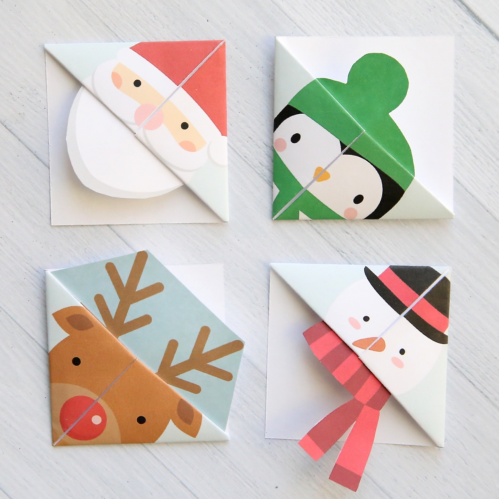 Printable Christmas Origami Bookmarks It s Always Autumn