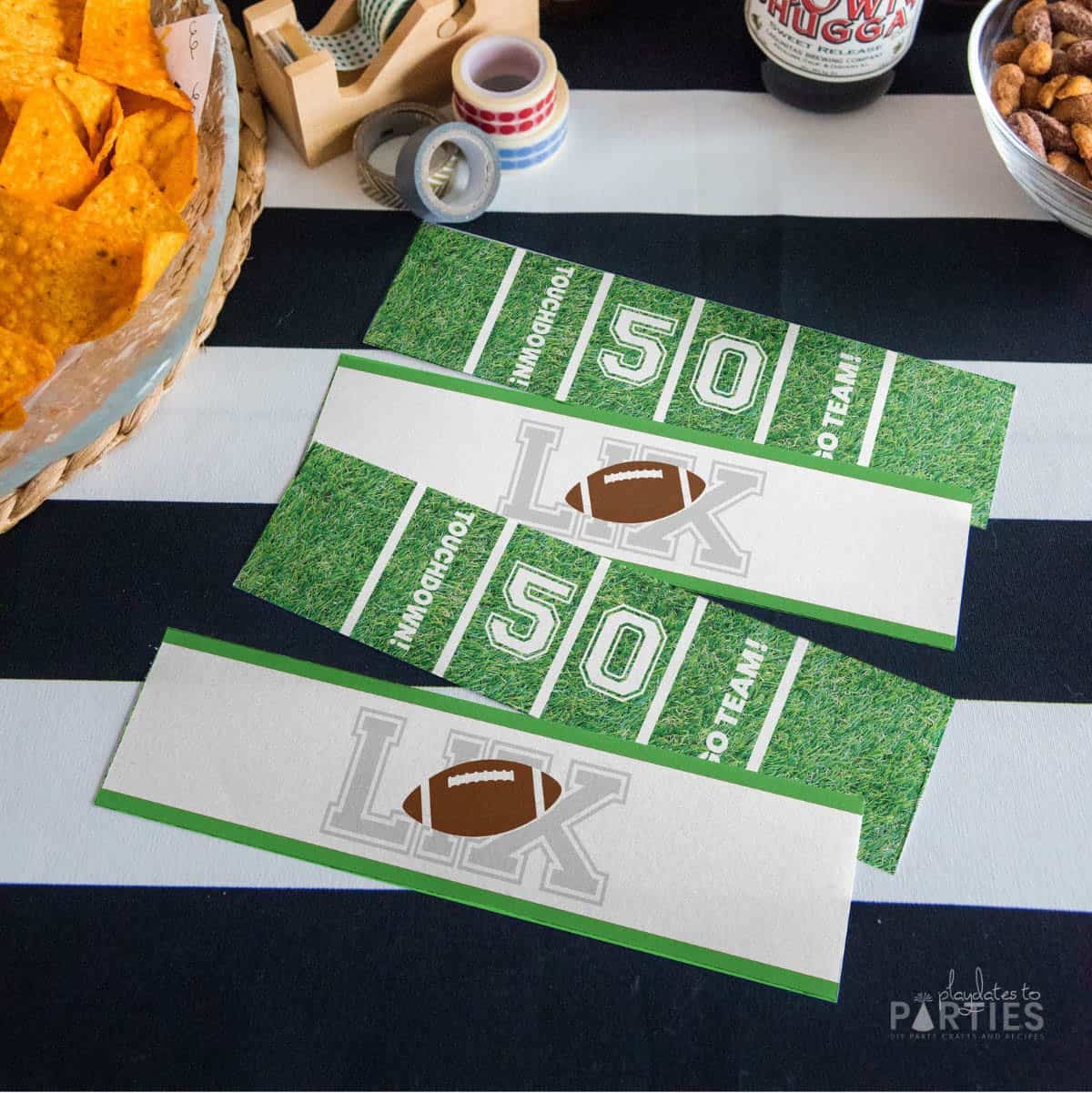 Printable Game Day Bottle Labels Updated For 2024 