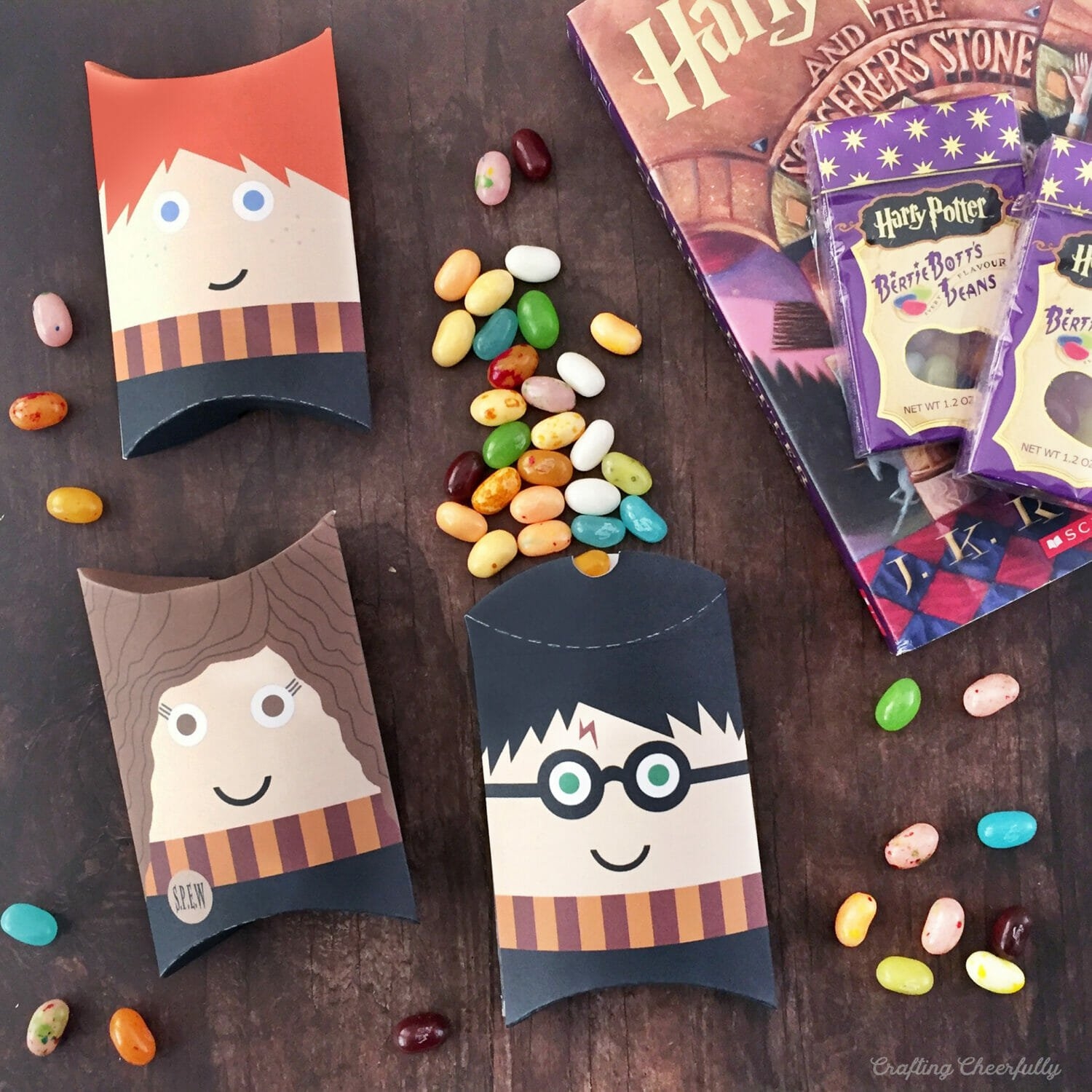 Printable Harry Potter Treat Boxes Crafting Cheerfully