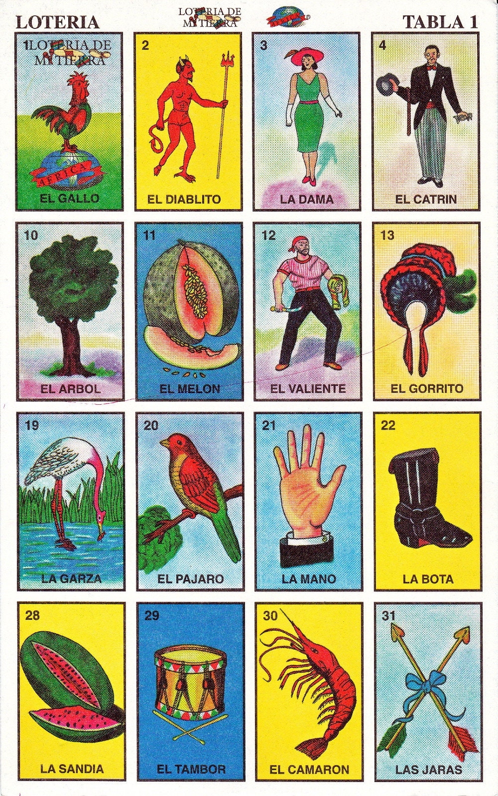 Printable Loteria Cards Pdf Free