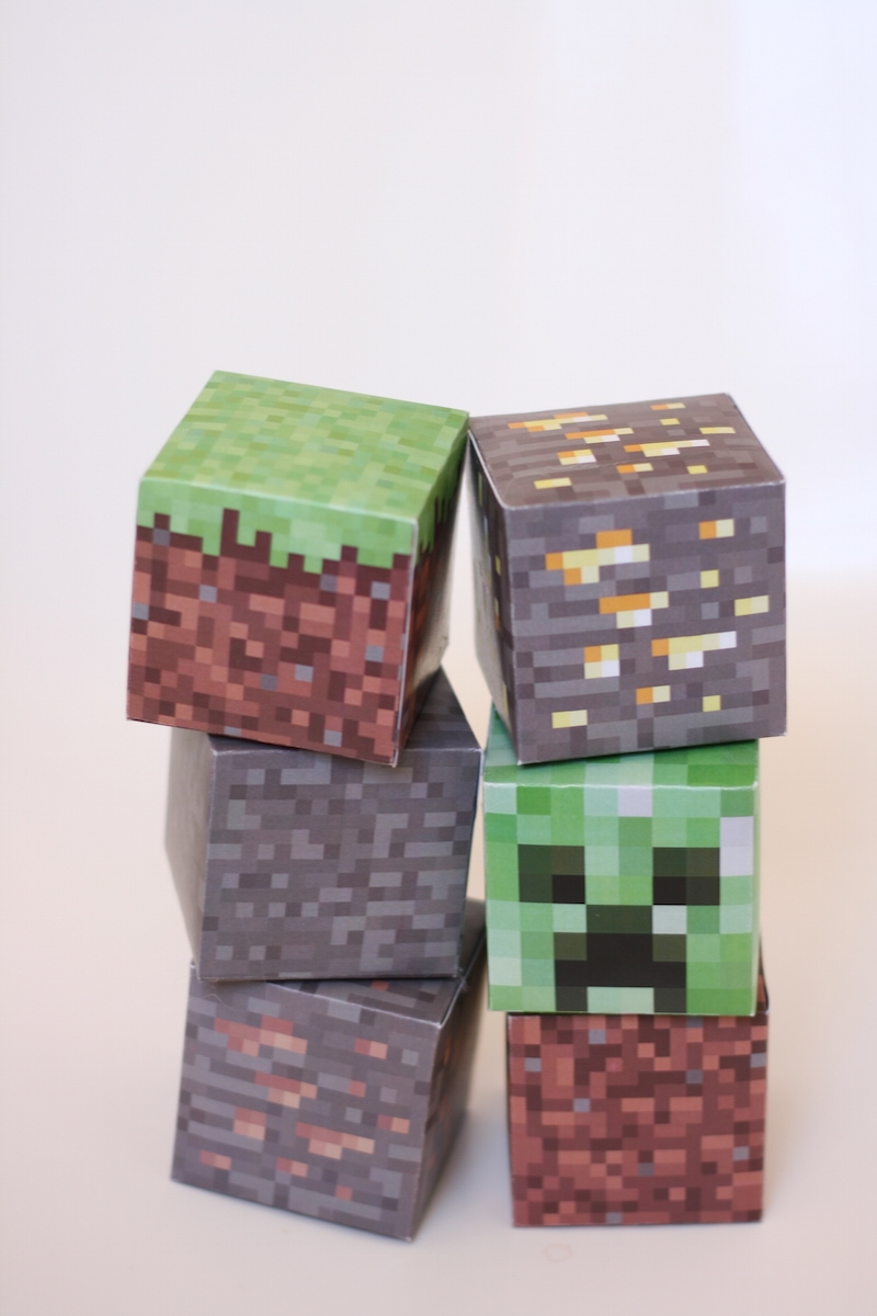 Printable Minecraft Blocks Free Download Pure Sweet Joy