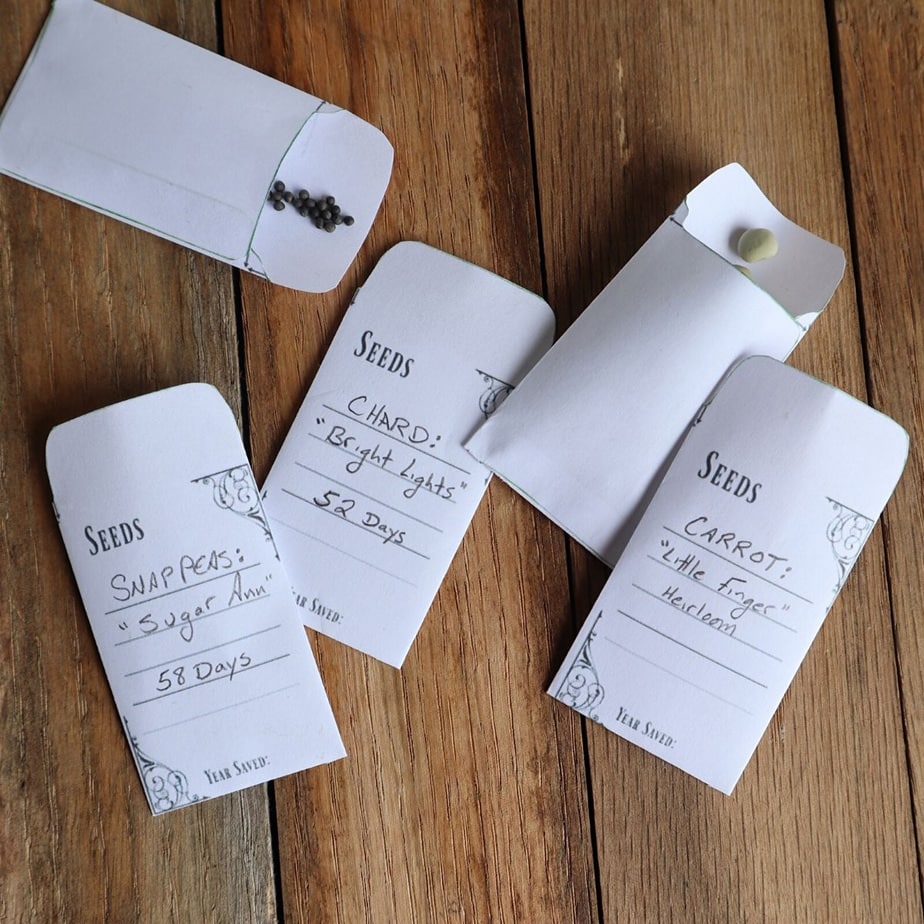 Printable Mini Seed Packets For Seed Sharing Salt In My Coffee