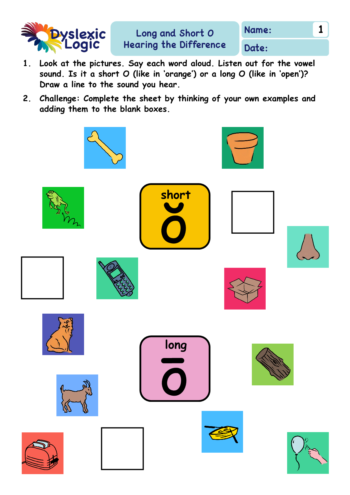 Printable Phonics Support Resources Dyslexic Logic