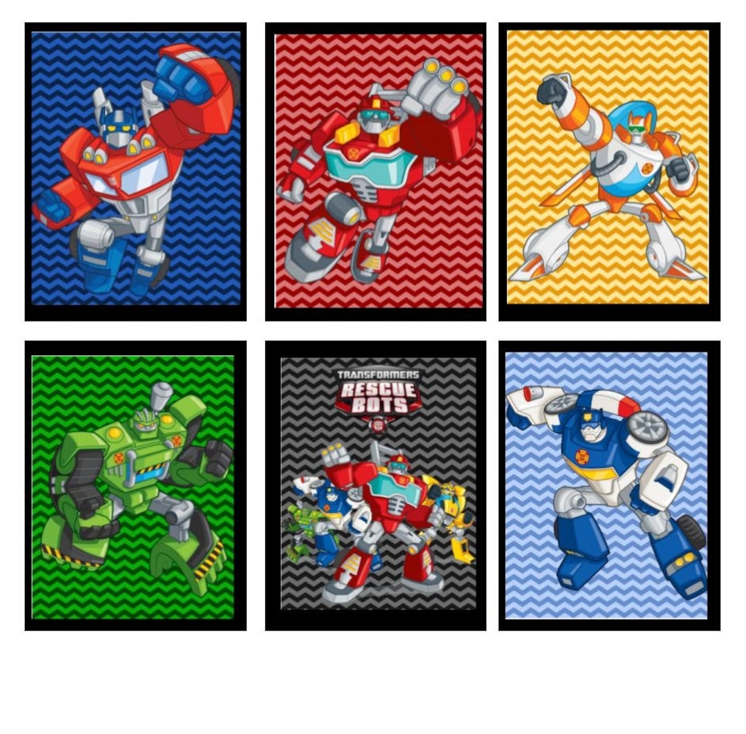 Rescue Bots Free Printables