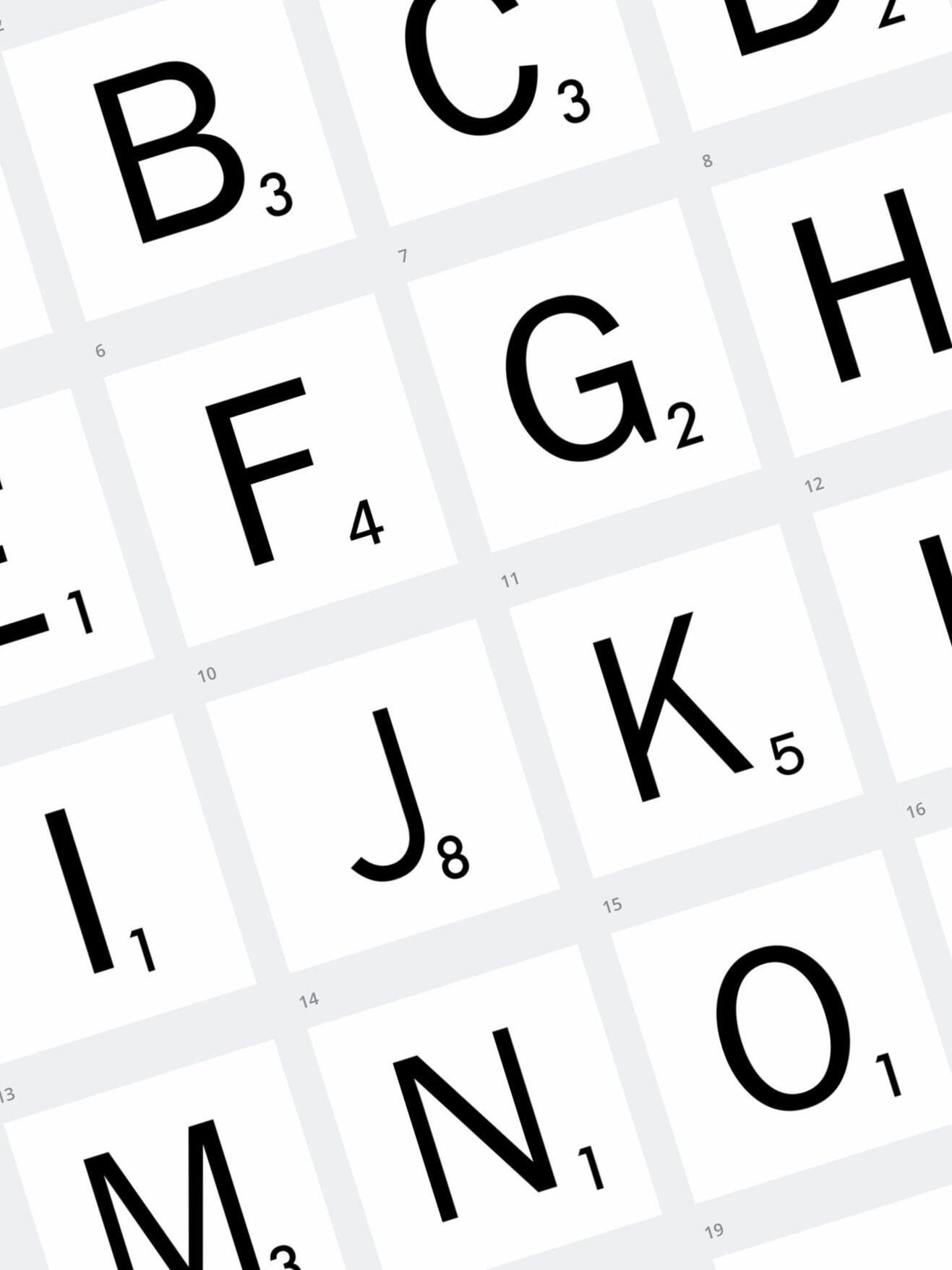 Printable Scrabble Letters Printable Template DIY Scrabble Wall Decor Scrabble Tiles For Print Out And Framing Etsy