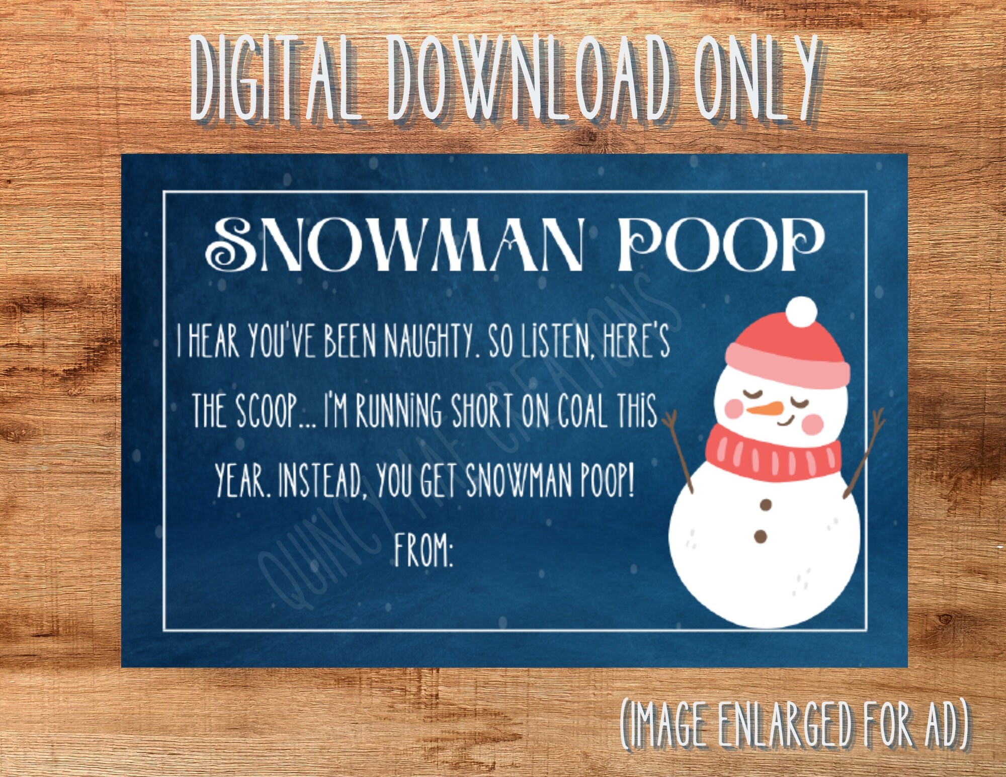 Printable Snowman Poop Tags Treat Bag Tags Christmas Tags Holiday Candy Treat Label christmas Ideas Treat Bag Toppers Christmas Favours Etsy