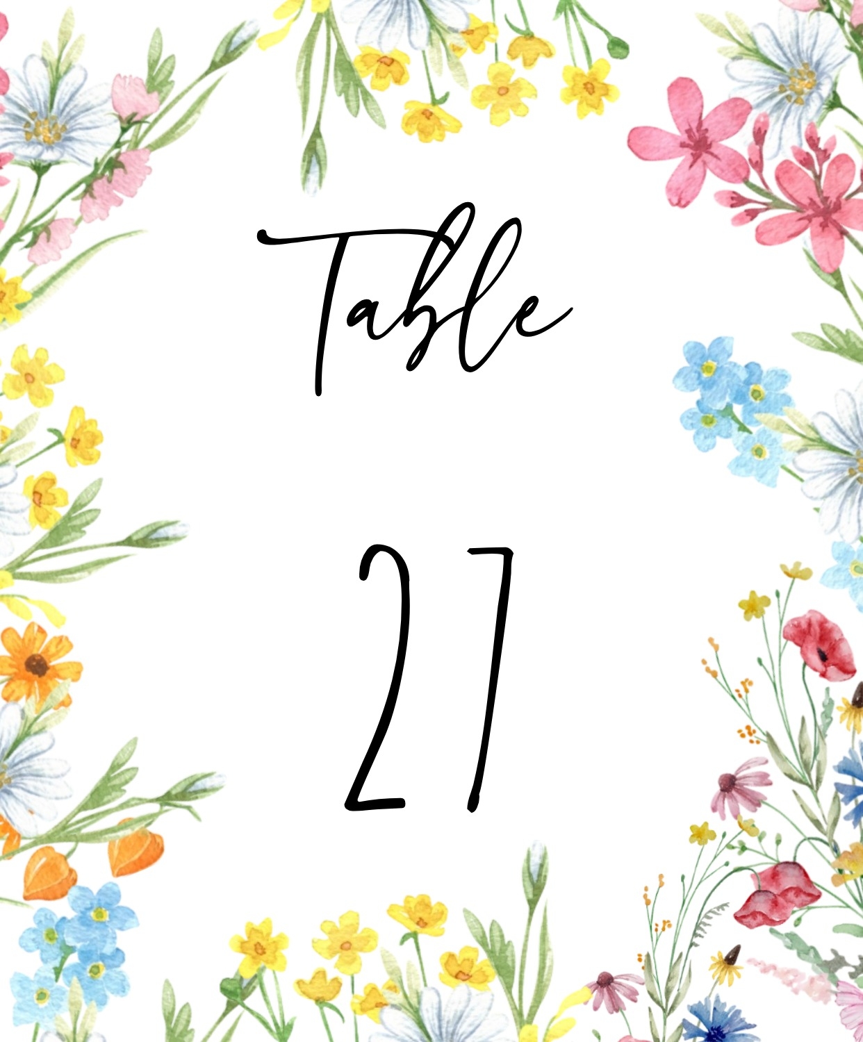 Printable Table Numbers 1 30 Instant Download A Step by Step Guide For Wedding Seating