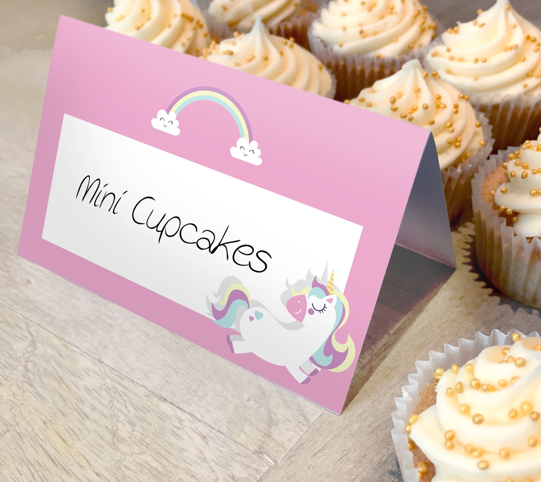 Unicorn Free Printable Food Labels