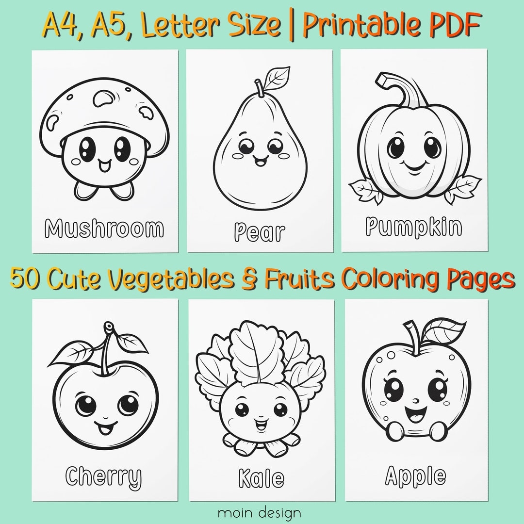 Free Printable Fruit Coloring Pages