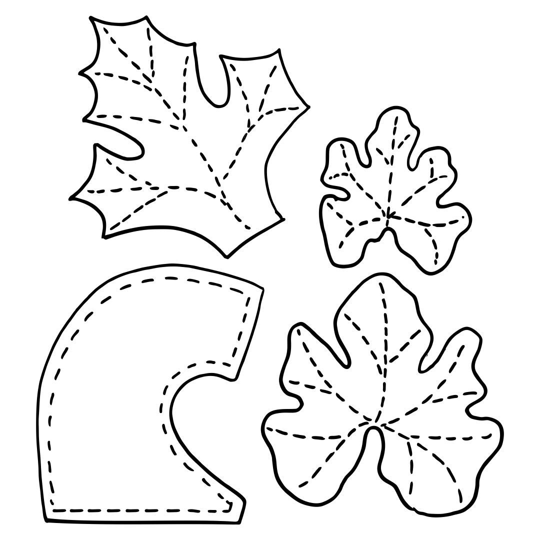 Pumpkin Leaf Template 15 Free PDF Printables Printablee