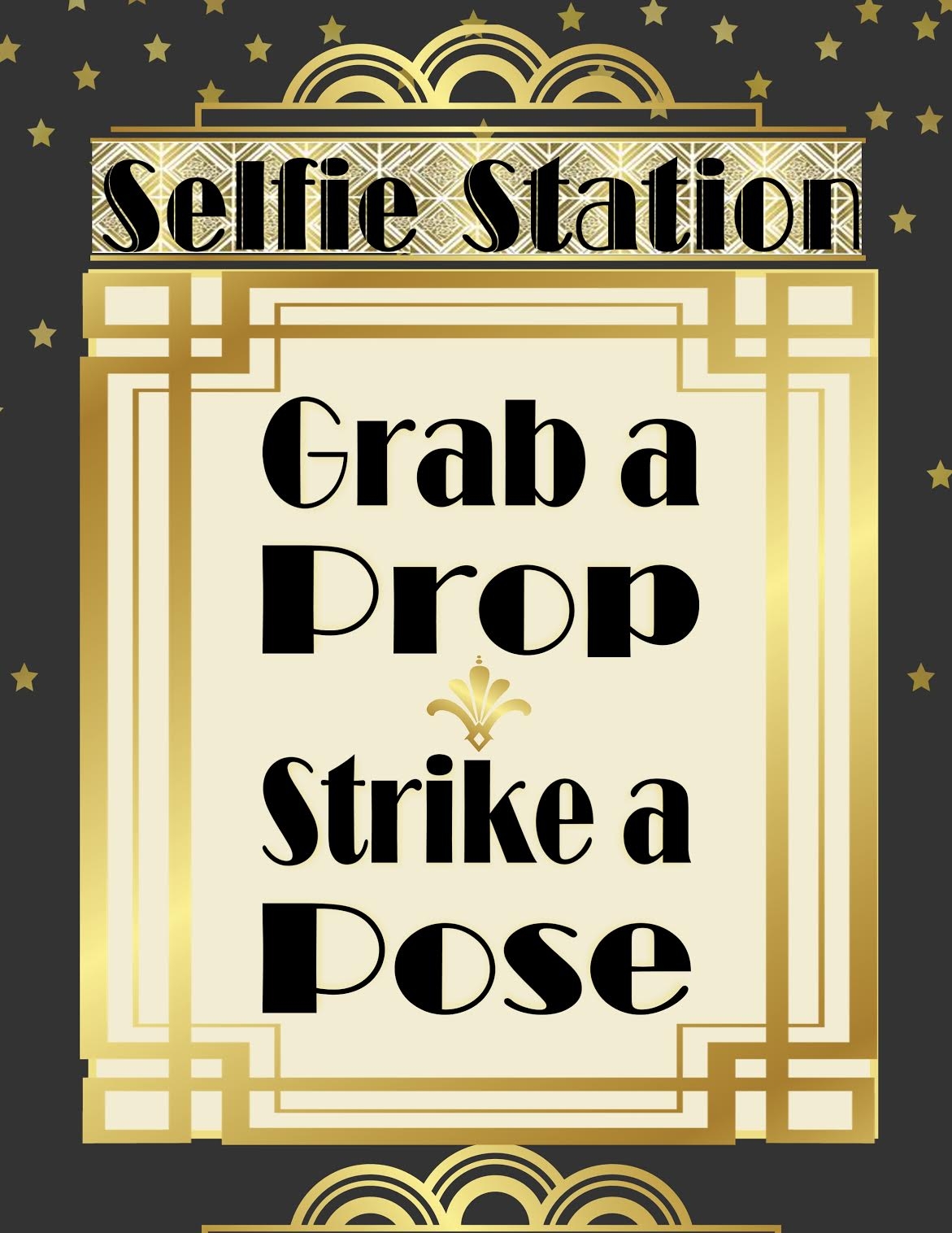 Puttin On The Ritz Roaring 20 s Photo Booth Printables Amy Latta Creations