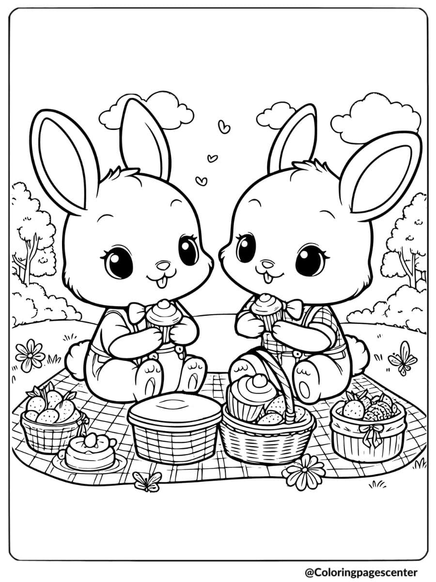 Rabbit Coloring Pages Free Printable