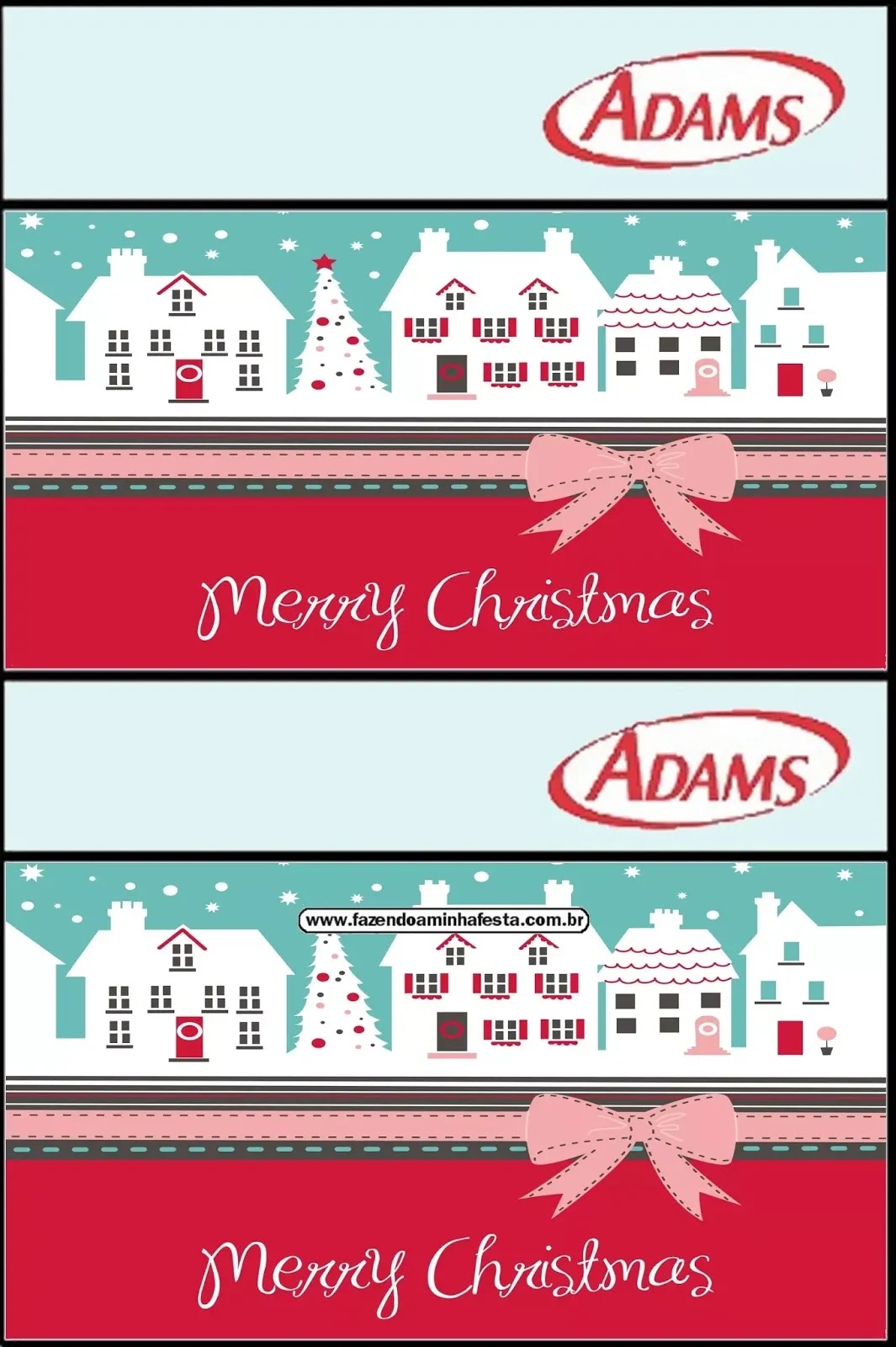 Retro Christmas Free Printable Candy Bar Labels Oh My Fiesta In English