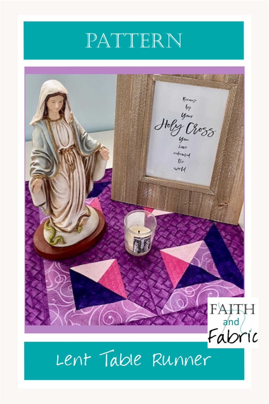 Reversible Lent Easter Table Runner Tutorial Faith And Fabric