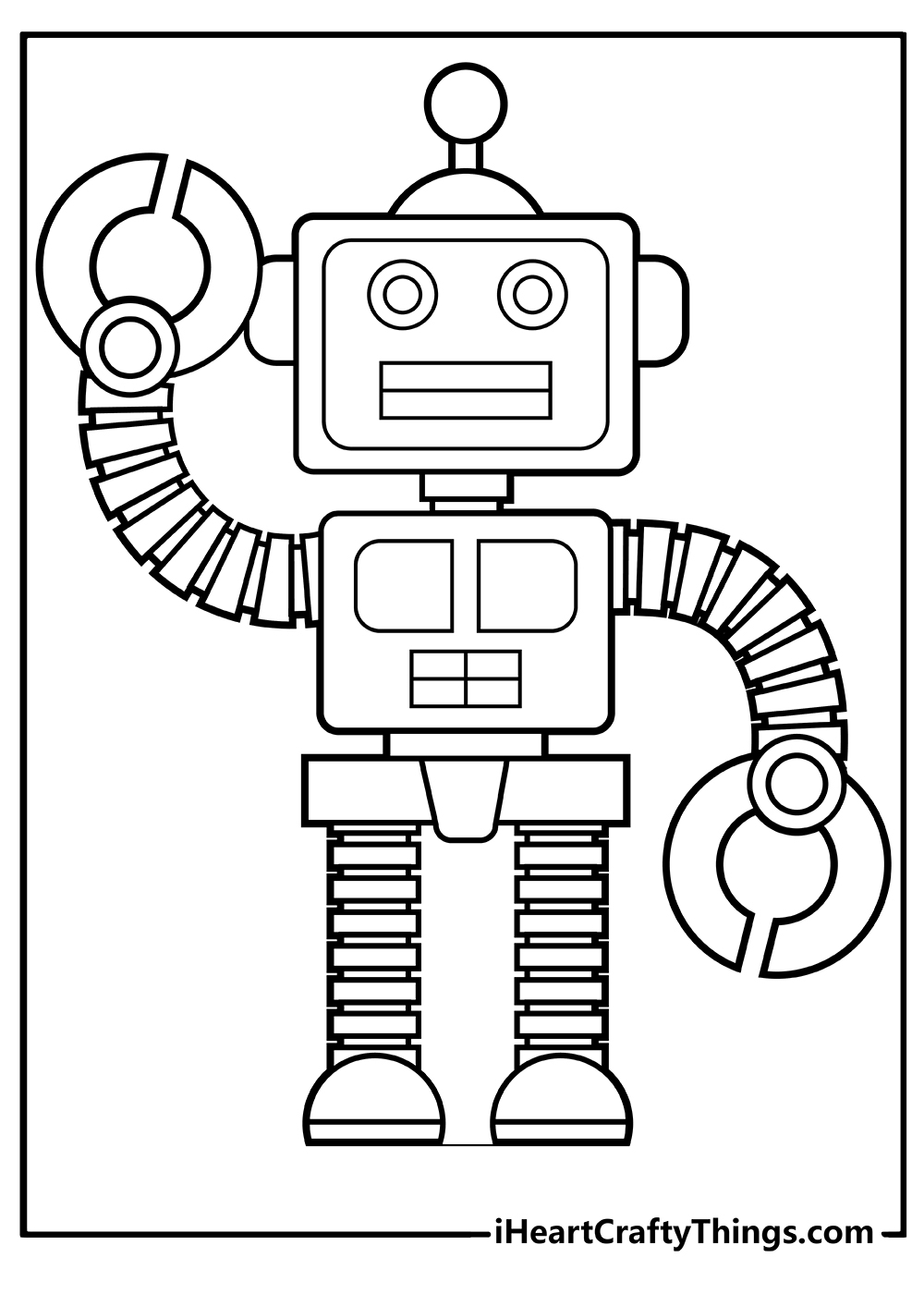 Robot Coloring Pages 100 Free Printables 
