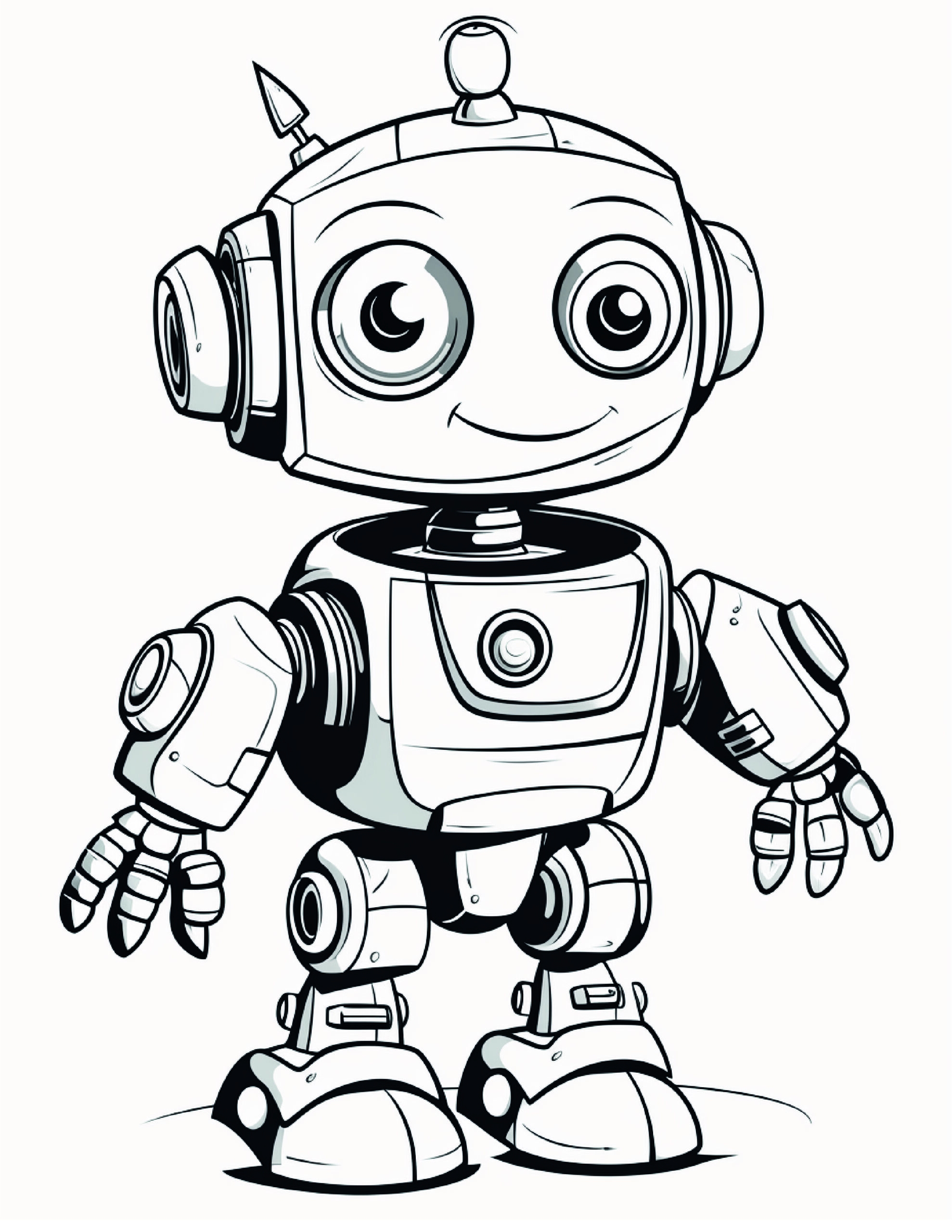 Robot Coloring Pages Free Printable Robots For Kids Skip To My Lou