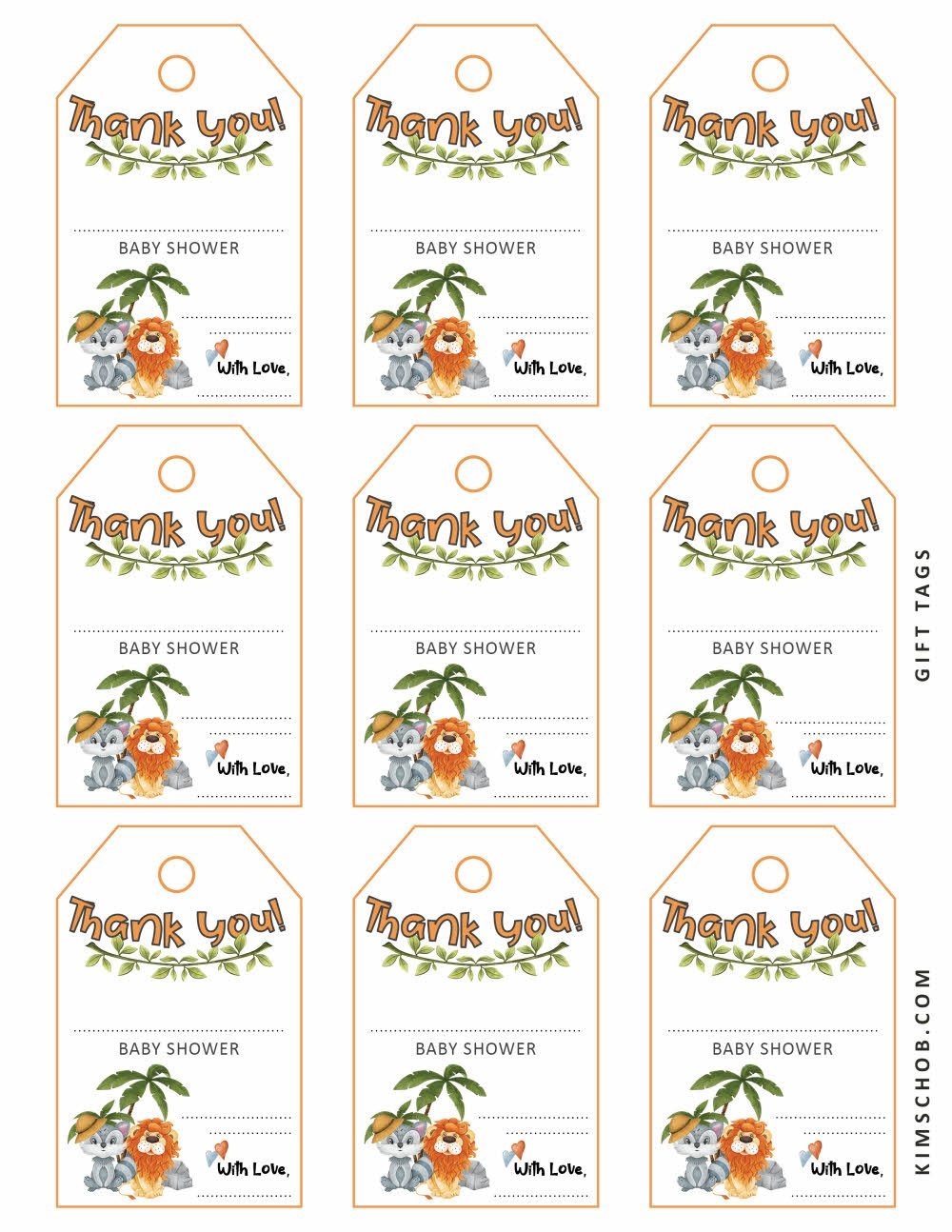 Safari Baby Shower Theme Ideas Free Printable Kim Schob