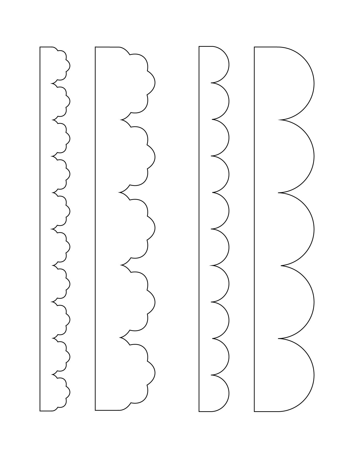 Scallop Template 10 Free PDF Printables Printablee