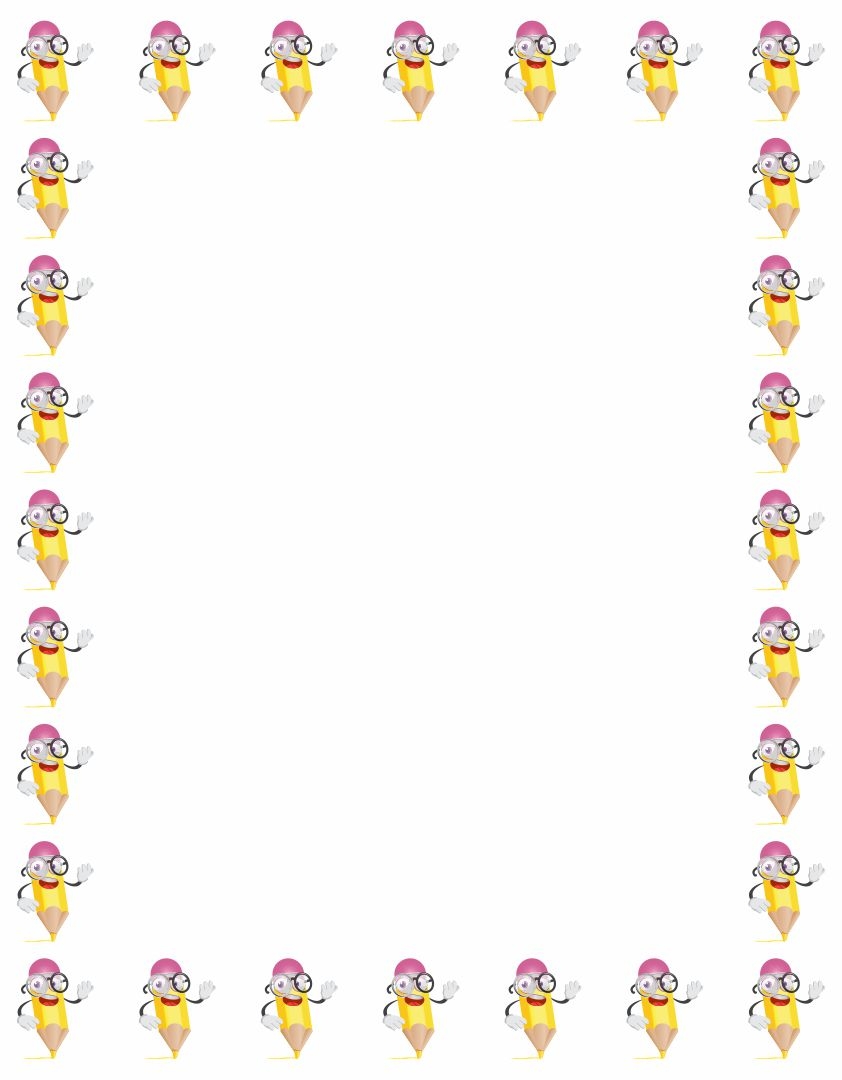 School Stationery Borders 6 Free PDF Printables Printablee