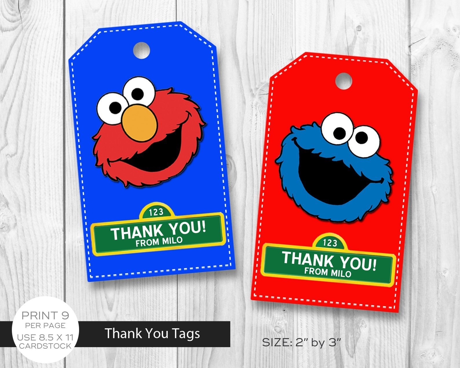 Sesame Street Party Printables My Party Templates