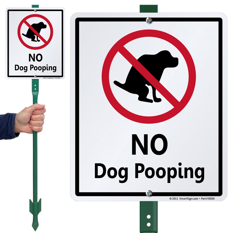 Free Printable Dog Poop Signs