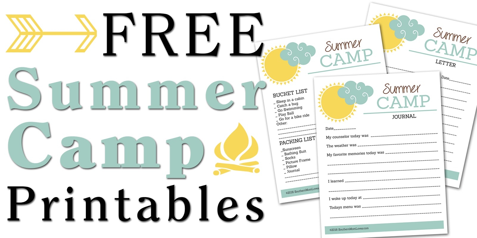 Southern Mom Loves FREE Summer Camp Printables For Kids 