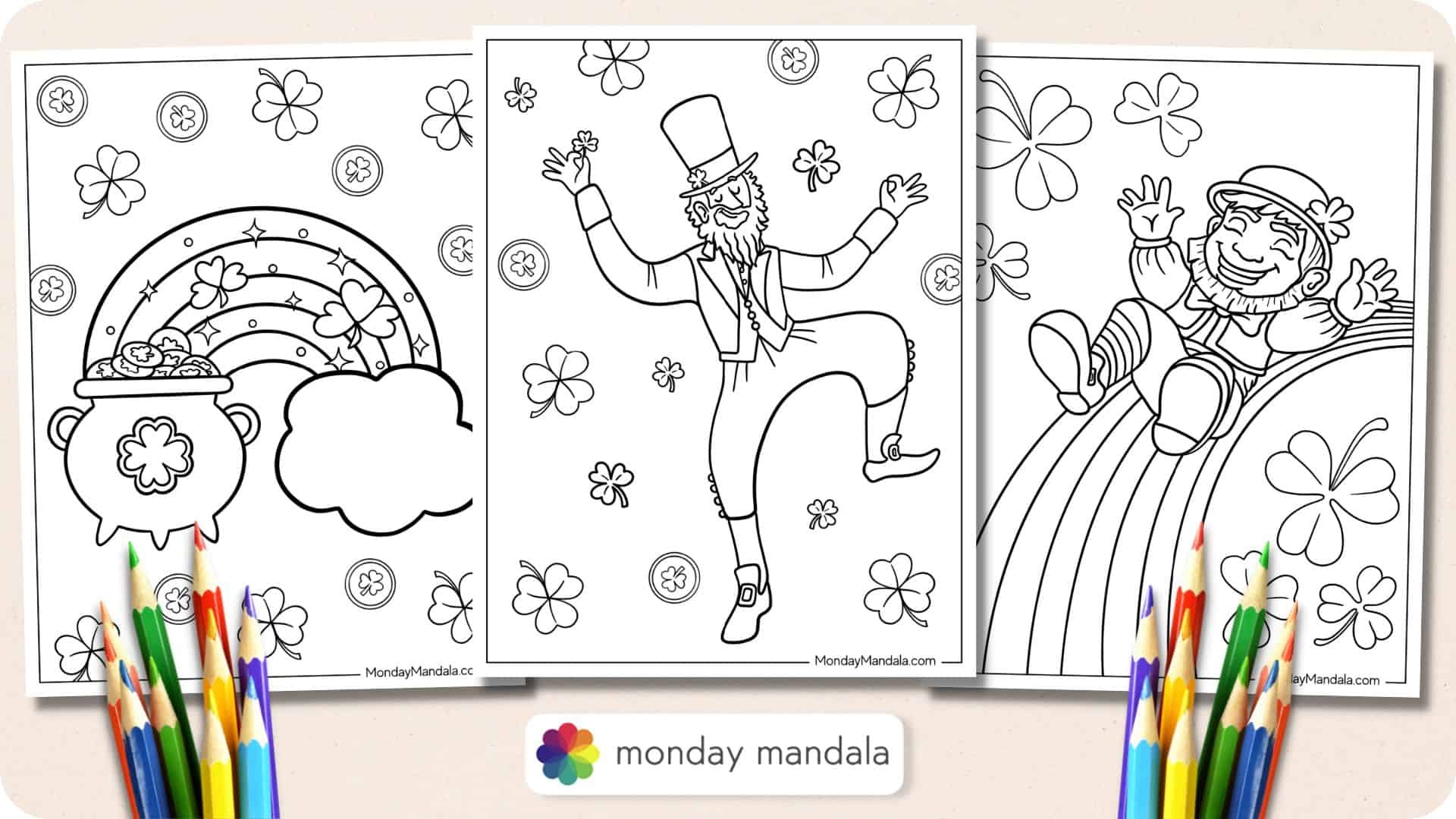 St Patrick s Day Coloring Pages Free PDF Printables 