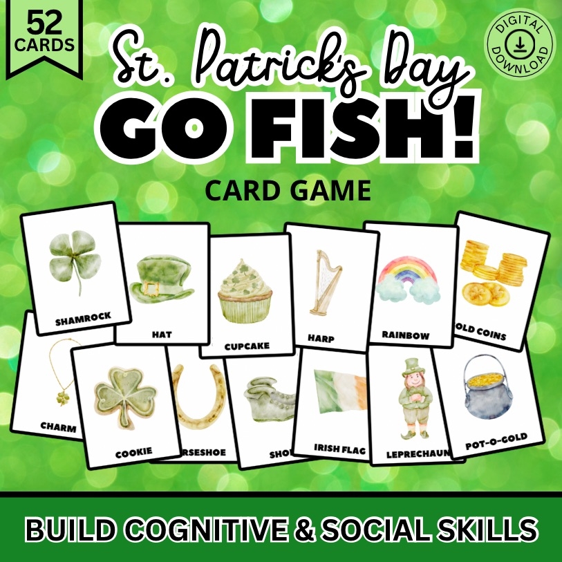 St Patrick s Day Go Fish Card Game Classful