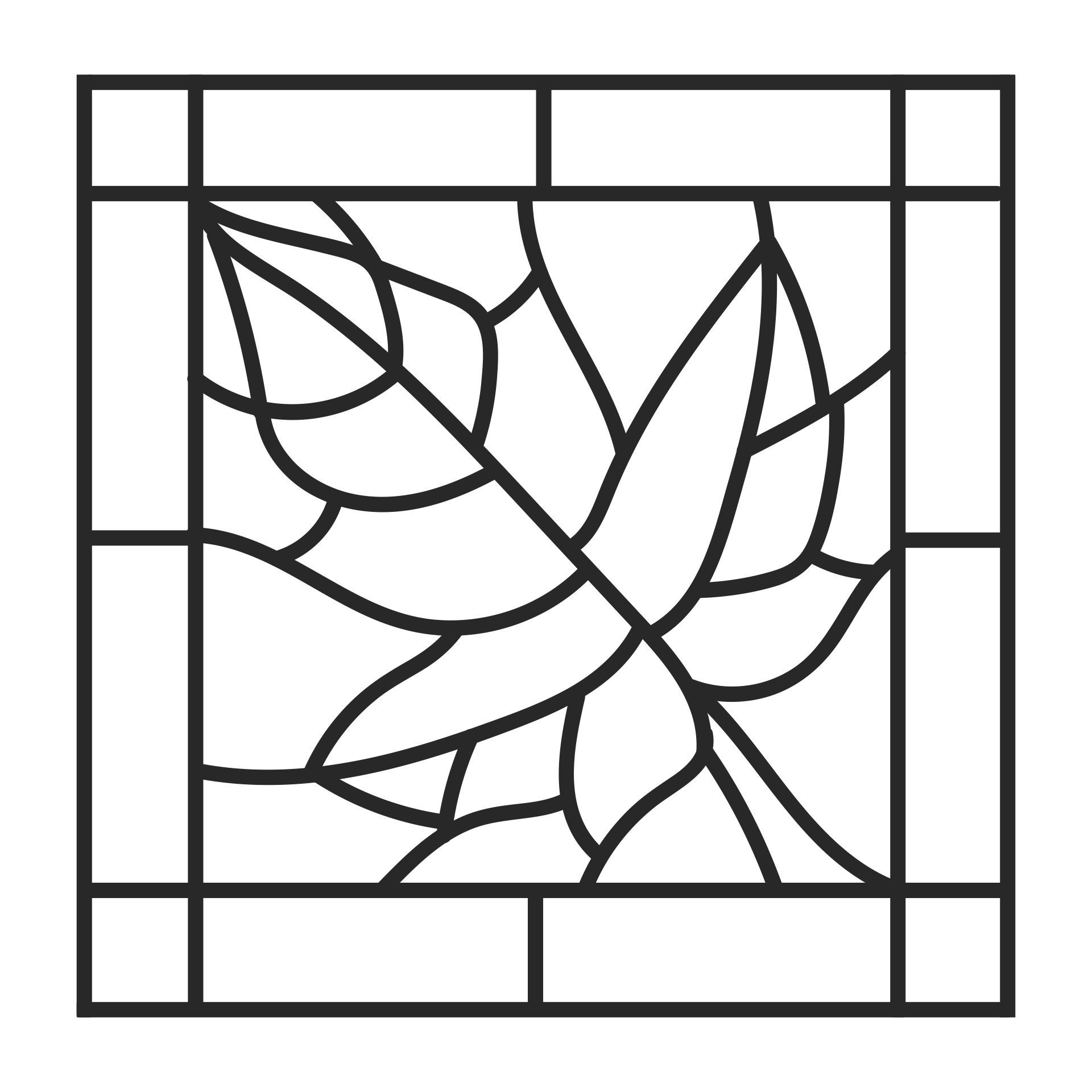 Stained Glass Fall Patterns 10 Free PDF Printables Printablee
