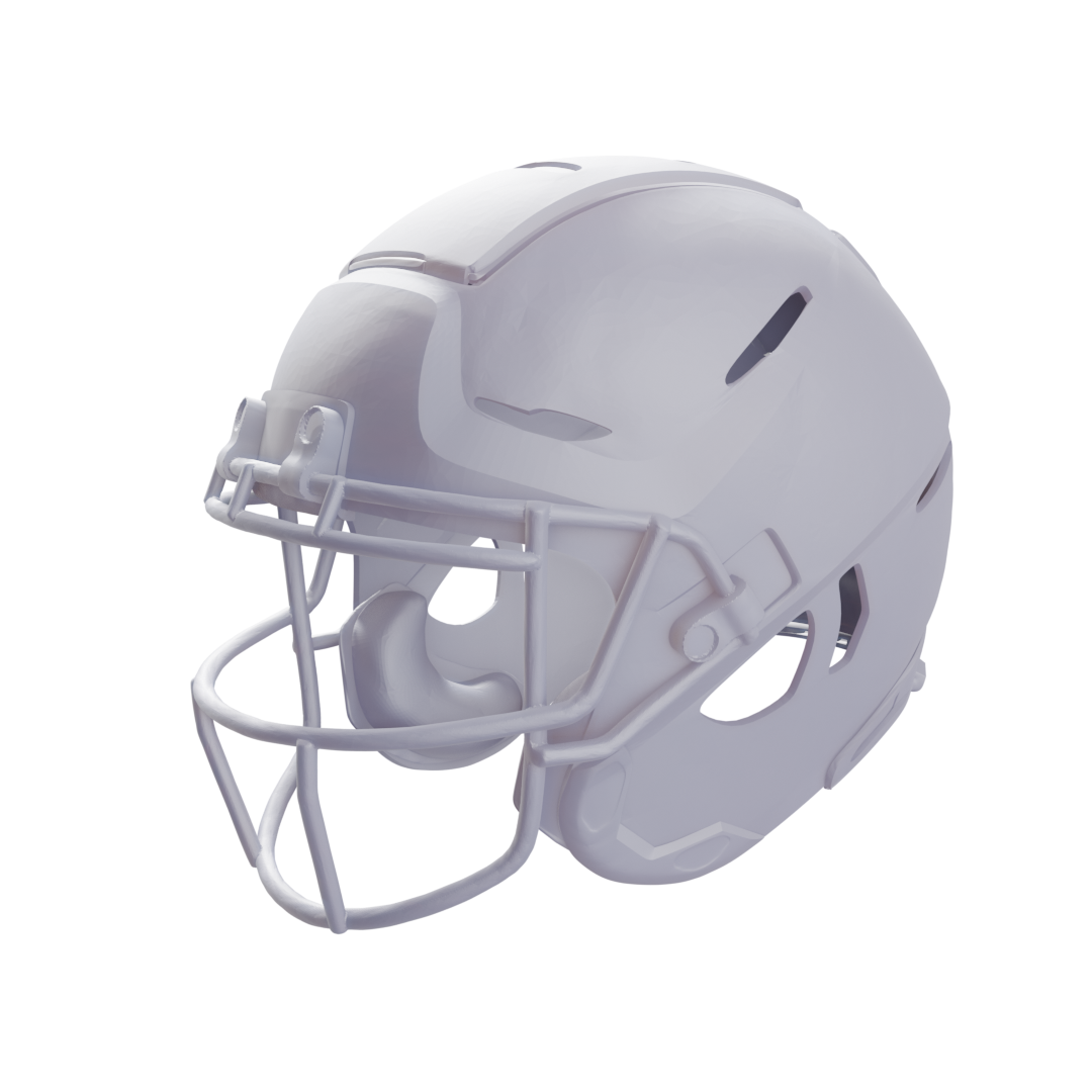 STL File Football Helmet 3D Printing Design To Download Cults