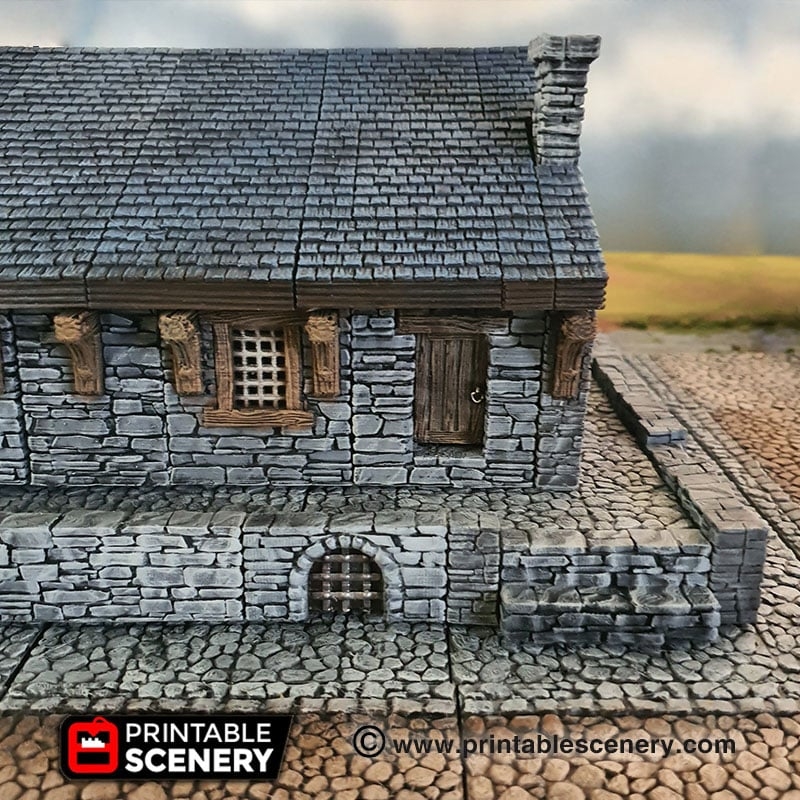 Streets And Foundations Printable Scenery