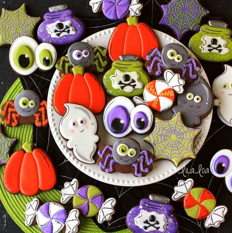 Sweet Sugarbelle Halloween Cookie Cutter And Candy Cookie Template