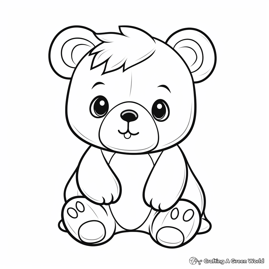 Teddy Bear Coloring Pages Free Printable 