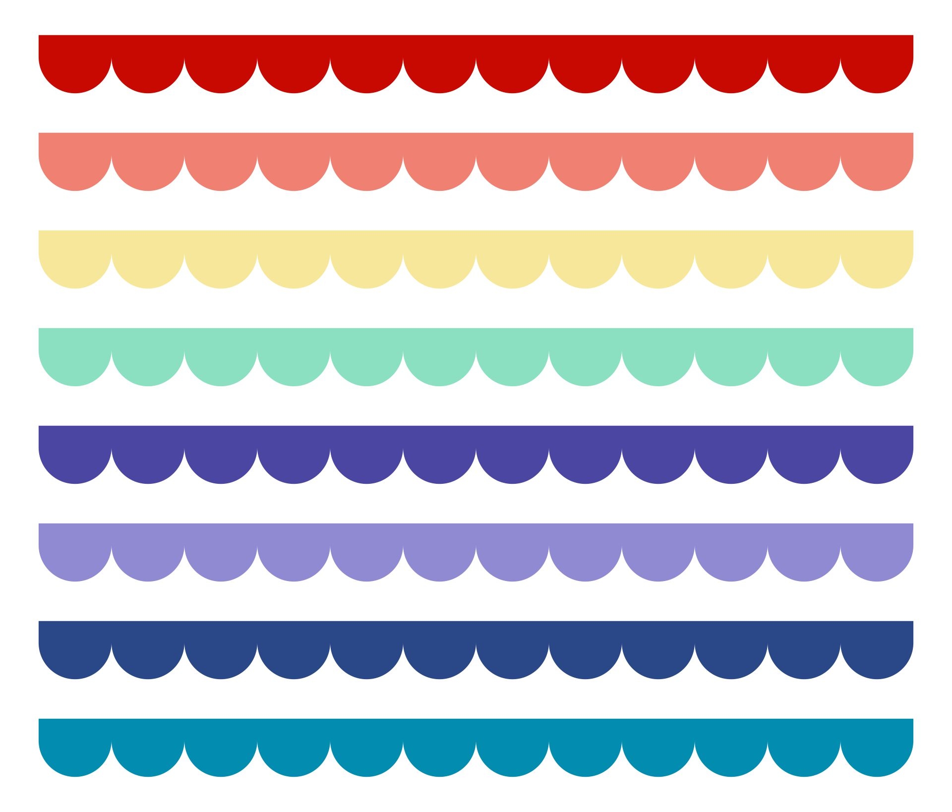 Template For Scalloped Border 10 Free PDF Printables Printablee