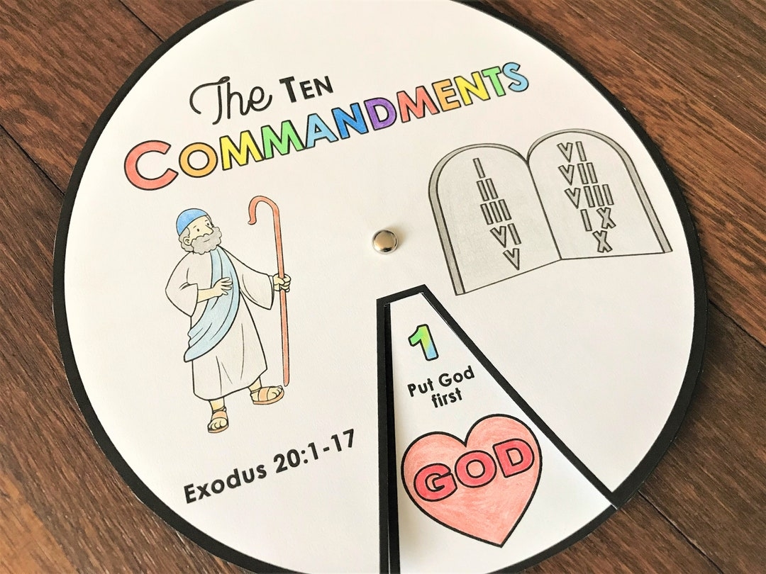 Printable Free Printable 10 Commandments