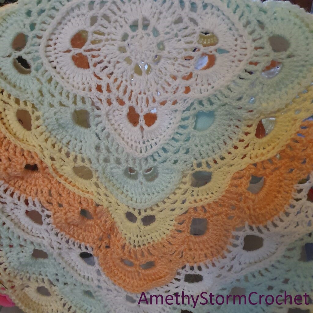Textured Virus Blanket Free Crochet Pattern AmethyStormCrochet