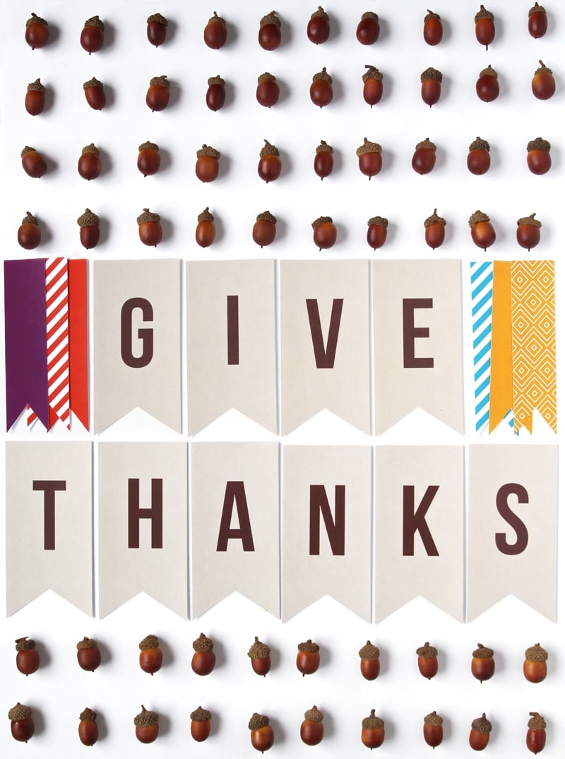 Thanksgiving Banner Ideas 3 Free Printables Paging Supermom
