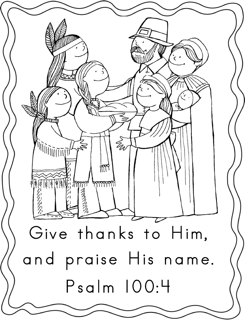 Thanksgiving Coloring Pages Scripture PDF