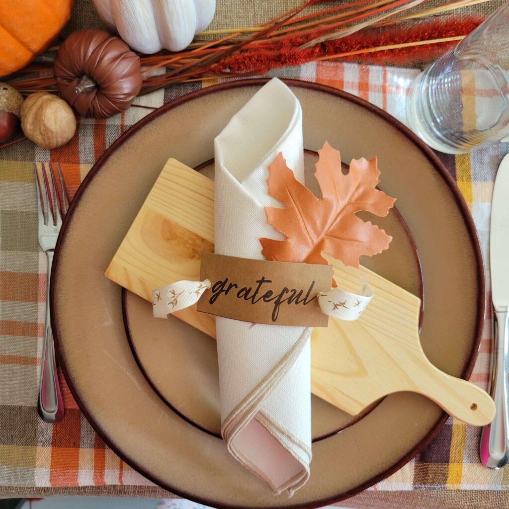 Thanksgiving Printable Napkin Rings 