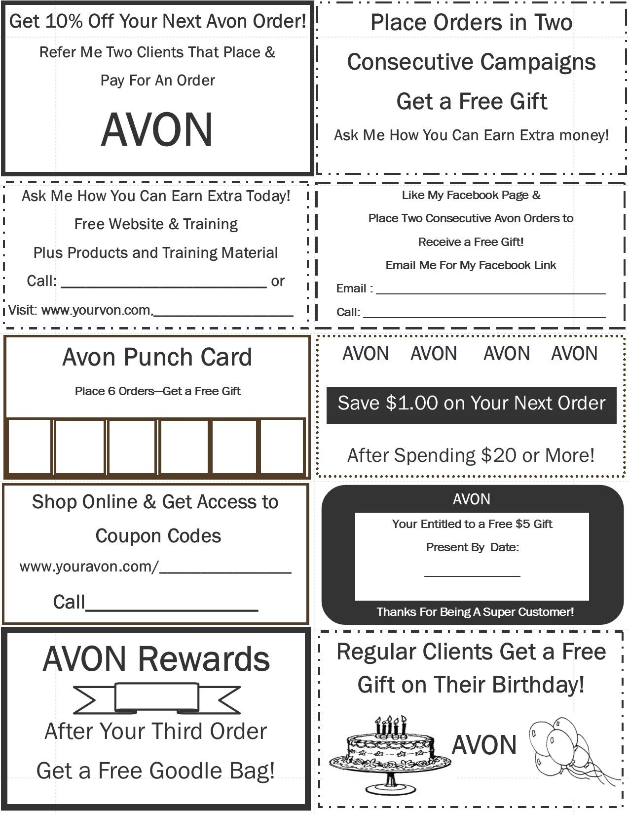 The Avon Network Tips Resources