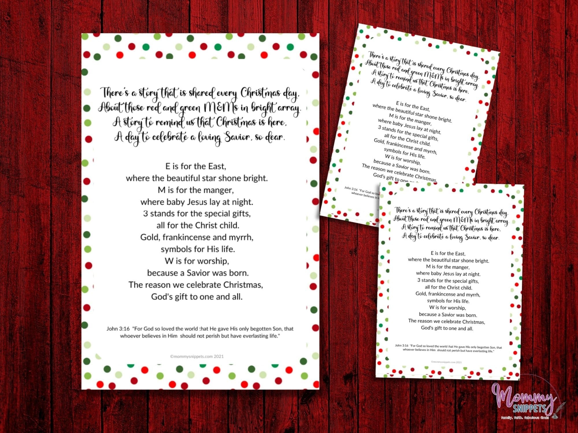 The M M Christmas Poem The True Meaning Of Christmas Poem