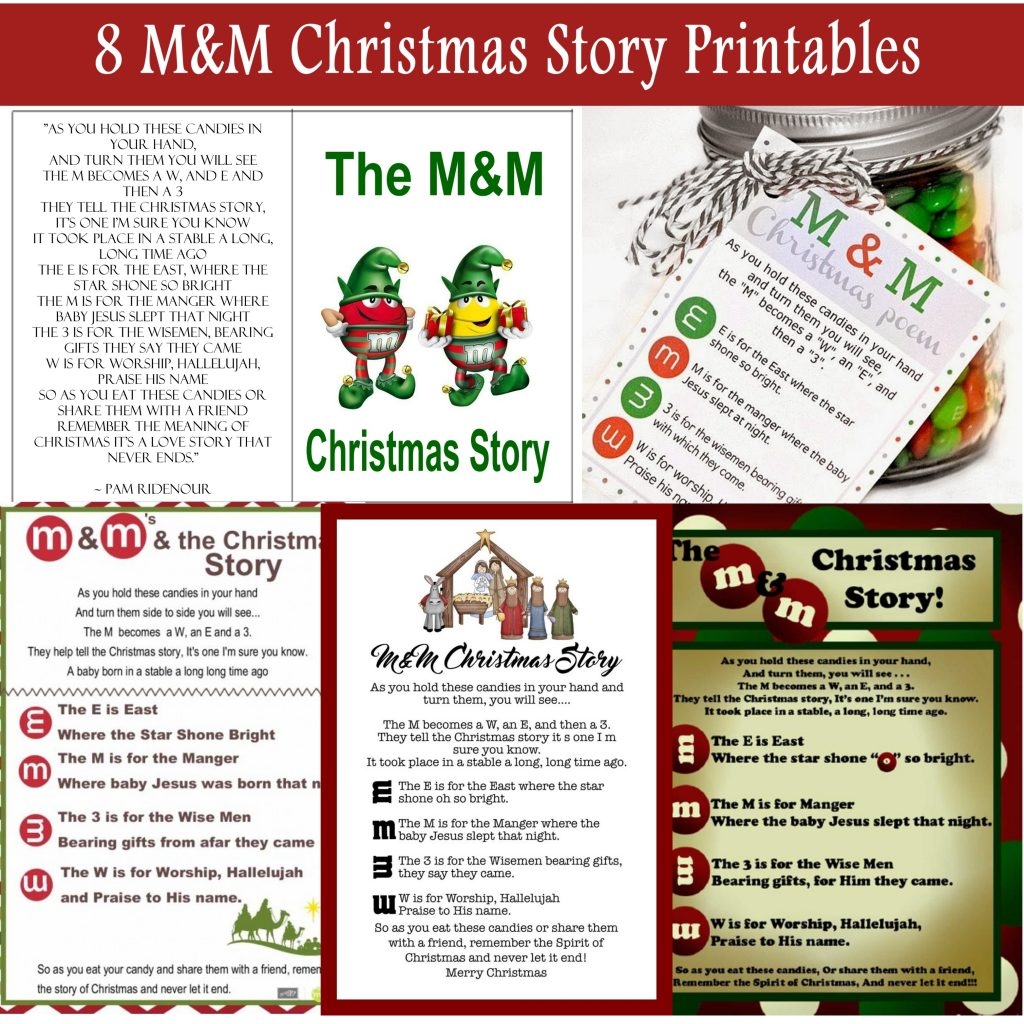 The M M Christmas Story Over 8 Free Printables Printables 4 Mom