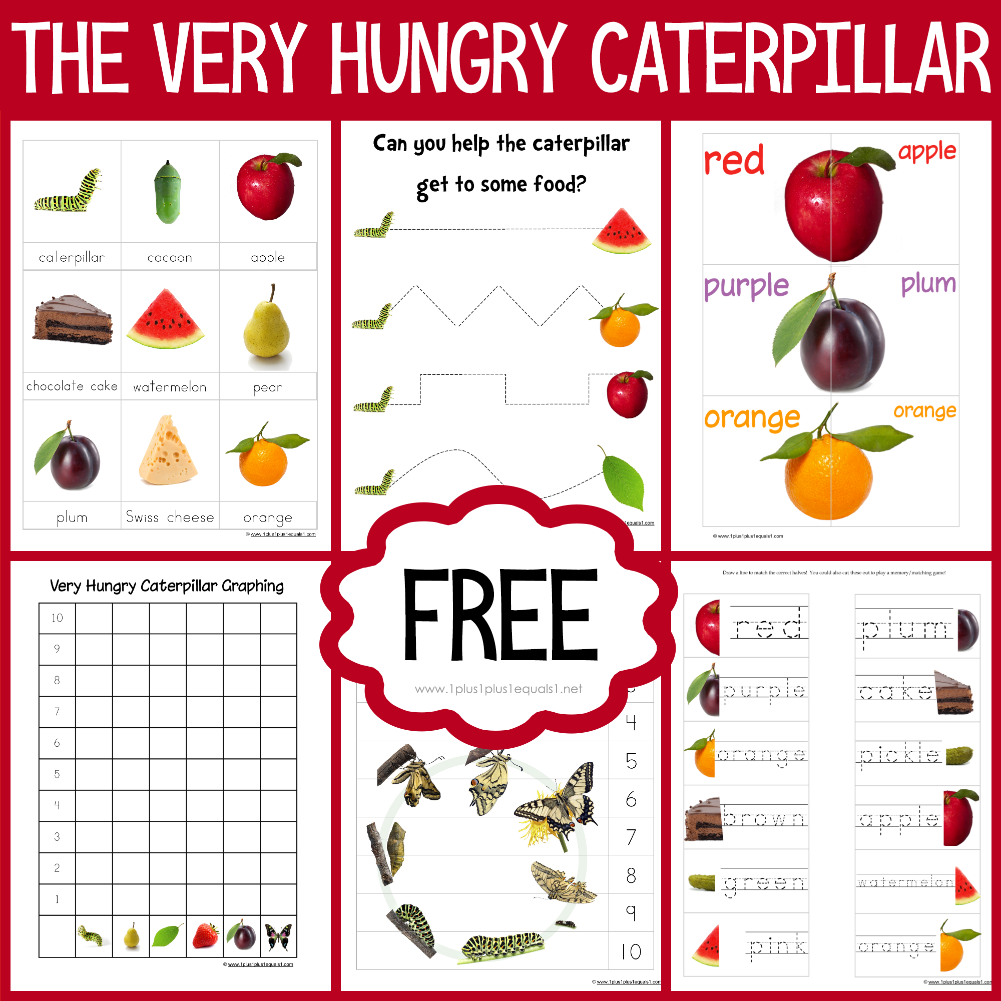 Hungry Caterpillar Printables Free