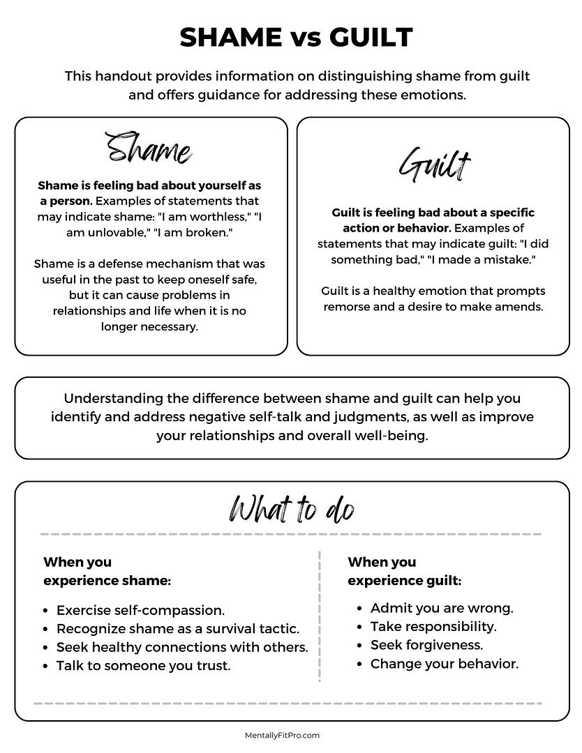 Free Printable Psychology Worksheets