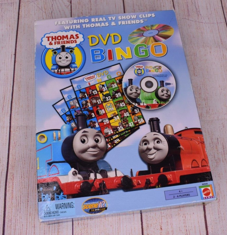 Thomas The Train Friends DVD Bingo 2 To 6 Players Mattel Games Complete 2007 EBay