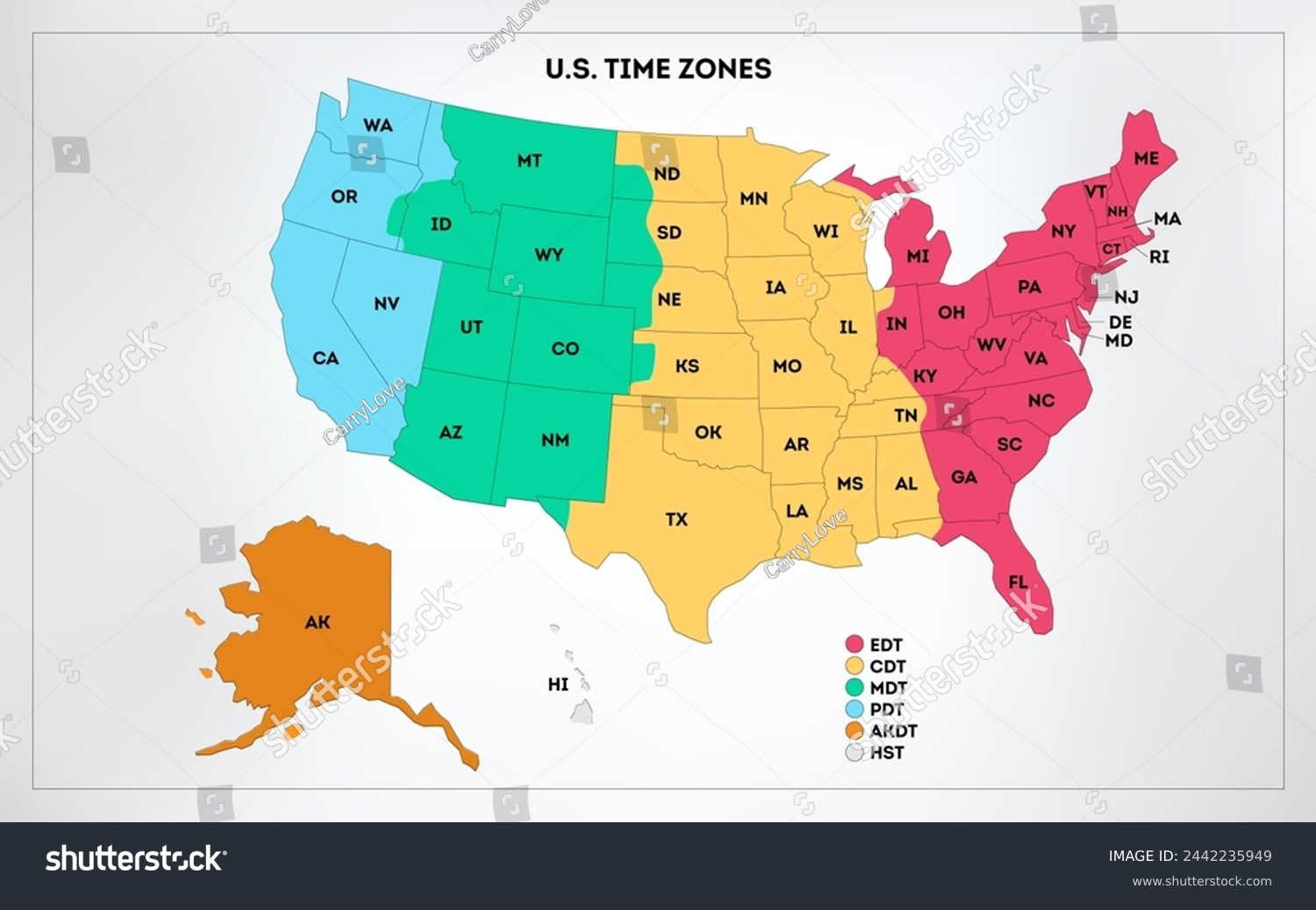 Time Zone Map Royalty Free Images Stock Photos Pictures Shutterstock