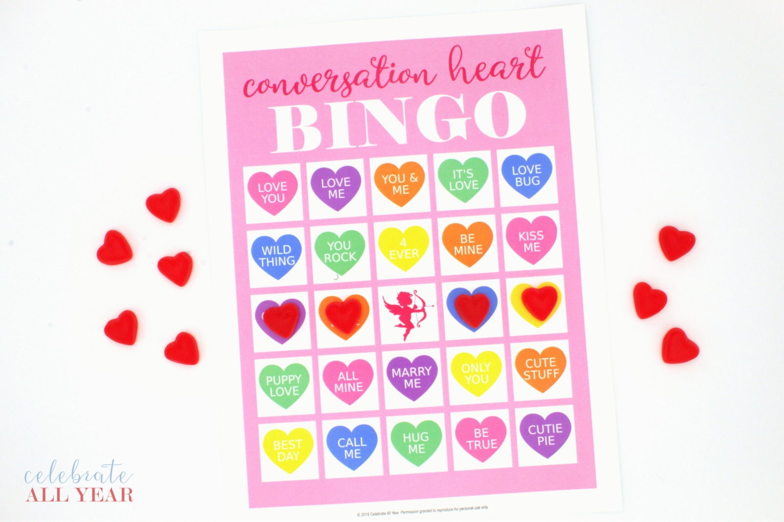 Valentine s Day Bingo Celebrate All Year
