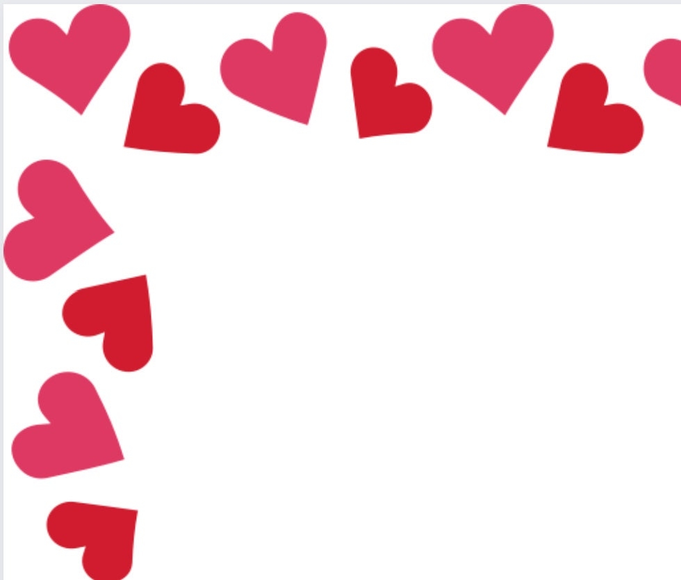 Valentine s Day Border Pdf Heart Printable Love PNG Border Images Valentine Design Instant Download Letter Size For Scrapbooks Photo Etsy